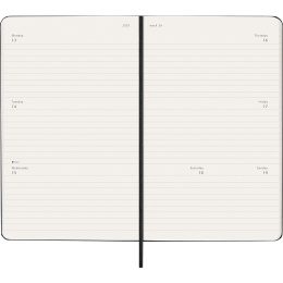 Calendar 12M Weekly Horizontal 2026 Hardcover Large Black in the group Paper & Pads / Planners / 12-Month Planners at Pen Store (136106)