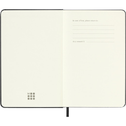 Calendar 12M Weekly Horizontal 2026 Hardcover Pocket Black in the group Paper & Pads / Planners / 12-Month Planners at Pen Store (136108)