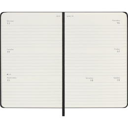 Calendar 12M Weekly Horizontal 2026 Hardcover Pocket Black in the group Paper & Pads / Planners / 12-Month Planners at Pen Store (136108)