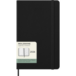 Calendar 12M Weekly Notebook 2026 Hardcover Large Black in the group Paper & Pads / Planners / 12-Month Planners at Pen Store (136110)