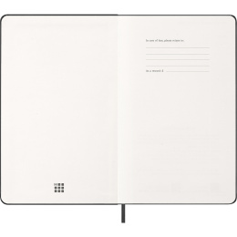 Calendar 12M Weekly Notebook 2026 Hardcover Large Black in the group Paper & Pads / Planners / 12-Month Planners at Pen Store (136110)