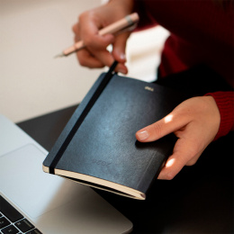 Calendar 12M Weekly Notebook 2026 Softcover Large Black in the group Paper & Pads / Planners / 12-Month Planners at Pen Store (136111)