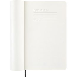 Calendar 12M Weekly Notebook 2026 Softcover Large Black in the group Paper & Pads / Planners / 12-Month Planners at Pen Store (136111)