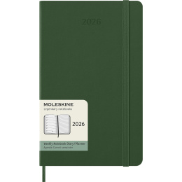 Calendar 12M Weekly Notebook 2026 Hardcover Large Myrtle Green in the group Paper & Pads / Planners / 12-Month Planners at Pen Store (136112)