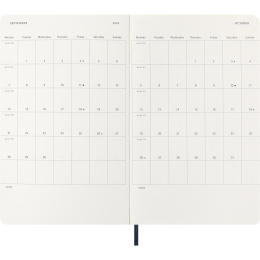 Calendar 12M Weekly Notebook 2026 Softcover Large Sapphire Blue in the group Paper & Pads / Planners / 12-Month Planners at Pen Store (136114)