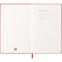 Calendar 12M Weekly Notebook 2026 Hardcover Large Red in the group Paper & Pads / Planners / 12-Month Planners at Pen Store (136115)