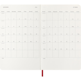 Calendar 12M Weekly Notebook 2026 Softcover Large Red in the group Paper & Pads / Planners / 12-Month Planners at Pen Store (136116)