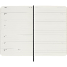 Calendar 12M Weekly Notebook 2026 Softcover Pocket Black in the group Paper & Pads / Planners / 12-Month Planners at Pen Store (136119)