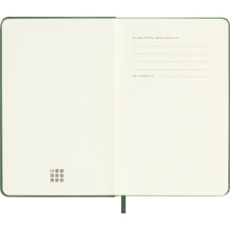 Calendar 12M Weekly Notebook 2026 Hardcover Pocket Myrtle Green in the group Paper & Pads / Planners / 12-Month Planners at Pen Store (136120)