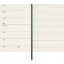 Calendar 12M Weekly Notebook 2026 Softcover Pocket Myrtle Green in the group Paper & Pads / Planners / 12-Month Planners at Pen Store (136121)