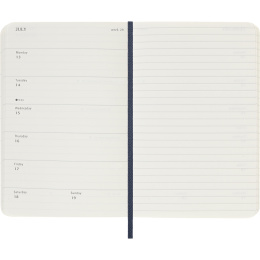 Calendar 12M Weekly Notebook 2026 Softcover Pocket Sapphire Blue in the group Paper & Pads / Planners / 12-Month Planners at Pen Store (136122)