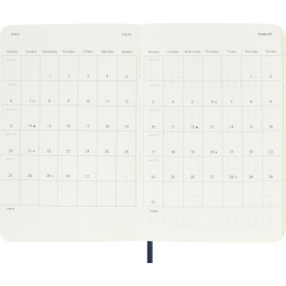 Calendar 12M Weekly Notebook 2026 Softcover Pocket Sapphire Blue in the group Paper & Pads / Planners / 12-Month Planners at Pen Store (136122)