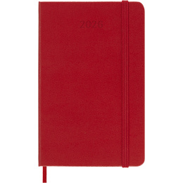 Calendar 12M Weekly Notebook 2026 Hardcover Pocket Red in the group Paper & Pads / Planners / 12-Month Planners at Pen Store (136123)