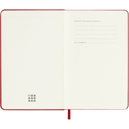 Calendar 12M Weekly Notebook 2026 Hardcover Pocket Red in the group Paper & Pads / Planners / 12-Month Planners at Pen Store (136123)