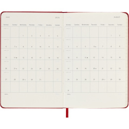 Calendar 12M Weekly Notebook 2026 Hardcover Pocket Red in the group Paper & Pads / Planners / 12-Month Planners at Pen Store (136123)
