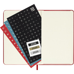 Calendar 12M Weekly Notebook 2026 Hardcover Pocket Red in the group Paper & Pads / Planners / 12-Month Planners at Pen Store (136123)
