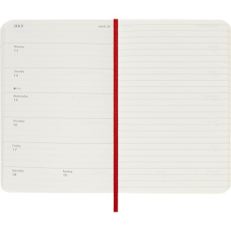 Calendar 12M Weekly Notebook 2026 Softcover Pocket Red in the group Paper & Pads / Planners / 12-Month Planners at Pen Store (136124)