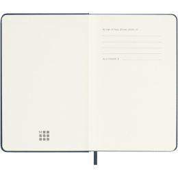 Calendar 12M Weekly Notebook 2026 Hardcover Pocket Sapphire Blue in the group Paper & Pads / Planners / 12-Month Planners at Pen Store (136125)