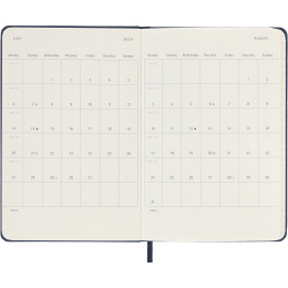 Calendar 12M Weekly Notebook 2026 Hardcover Pocket Sapphire Blue in the group Paper & Pads / Planners / 12-Month Planners at Pen Store (136125)