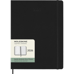 Calendar 12M Weekly Notebook 2026 Hardcover XL Black in the group Paper & Pads / Planners / 12-Month Planners at Pen Store (136126)