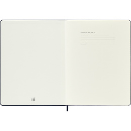 Calendar 12M Weekly Notebook 2026 Hardcover XL Sapphire Blue in the group Paper & Pads / Planners / 12-Month Planners at Pen Store (136128)