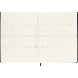 Calendar 12M Weekly Notebook 2026 Hardcover XL Sapphire Blue in the group Paper & Pads / Planners / 12-Month Planners at Pen Store (136128)