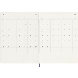 Calendar 12M Weekly Notebook 2026 Softcover XL Sapphire Blue in the group Paper & Pads / Planners / 12-Month Planners at Pen Store (136129)