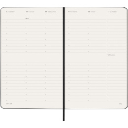 Calendar 12M Weekly Vertical 2026 Hardcover Large Black in the group Paper & Pads / Planners / 12-Month Planners at Pen Store (136130)