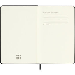 Calendar 12M Weekly Vertical 2026 Hardcover Pocket Black in the group Paper & Pads / Planners / 12-Month Planners at Pen Store (136131)