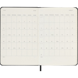 Calendar 12M Weekly Vertical 2026 Hardcover Pocket Black in the group Paper & Pads / Planners / 12-Month Planners at Pen Store (136131)