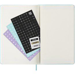 Calendar 12M Weekly Notebook 2026 Hardcover Large Aquamarine in the group Paper & Pads / Planners / 12-Month Planners at Pen Store (136132)
