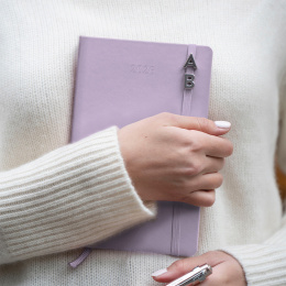 Calendar 12M Daily 2026 Hardcover Large Pastel Lilac in the group Paper & Pads / Planners / 12-Month Planners at Pen Store (136133)