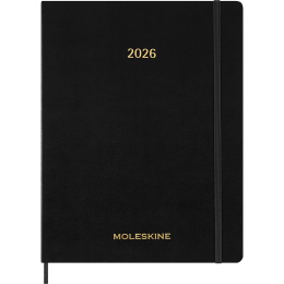 Calendar 12M Weekly Vertical Essential 2026 Softcover XXL Black in the group Paper & Pads / Planners / 12-Month Planners at Pen Store (136134)