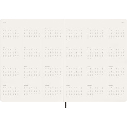 Calendar 12M Weekly Vertical Essential 2026 Softcover XXL Black in the group Paper & Pads / Planners / 12-Month Planners at Pen Store (136134)