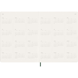 Calendar 12M Weekly Vertical 2026 Hardcover XXL Myrtle Green in the group Paper & Pads / Planners / 12-Month Planners at Pen Store (136135)