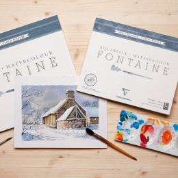 Fontaine Watercolor block Cloud Texture 30x40 cm 300g in the group Paper & Pads / Artist Pads & Paper / Watercolor Pads at Pen Store (136137)