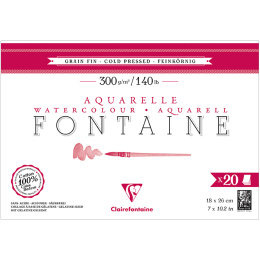 Fontaine Watercolor block CP 18x26 cm 300g in the group Paper & Pads / Artist Pads & Paper / Watercolor Pads at Pen Store (136140)