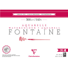 Fontaine Watercolor block CP 26x36 cm 300g in the group Paper & Pads / Artist Pads & Paper / Watercolor Pads at Pen Store (136142)