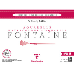 Fontaine Watercolor block CP 31x41 cm 300g in the group Paper & Pads / Artist Pads & Paper / Watercolor Pads at Pen Store (136143)