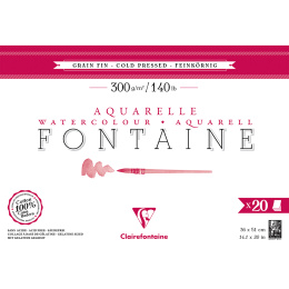 Fontaine Watercolor block CP 36x51 cm 300g in the group Paper & Pads / Artist Pads & Paper / Watercolor Pads at Pen Store (136144)