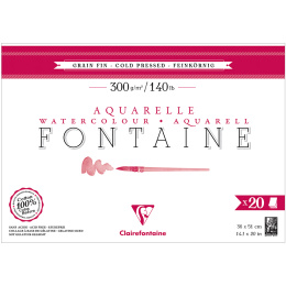 Fontaine Watercolor block CP 36x51 cm 300g in the group Paper & Pads / Artist Pads & Paper / Watercolor Pads at Pen Store (136144)