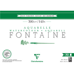 Fontaine Watercolor block Rough 26x36 cm 300g in the group Paper & Pads / Artist Pads & Paper / Watercolor Pads at Pen Store (136154)