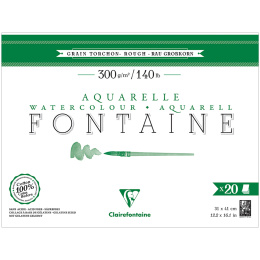 Fontaine Watercolor block Rough 31x41 cm 300g in the group Paper & Pads / Artist Pads & Paper / Watercolor Pads at Pen Store (136155)