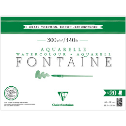 Fontaine Watercolor block Rough 46x61 cm 300g in the group Paper & Pads / Artist Pads & Paper / Watercolor Pads at Pen Store (136157)