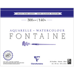 Fontaine Watercolor block Semi-Glazed 24x30 cm 300g in the group Paper & Pads / Artist Pads & Paper / Watercolor Pads at Pen Store (136159)