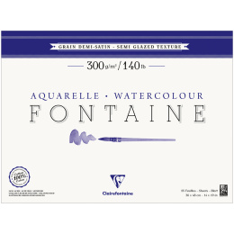 Fontaine Watercolor block Semi-Glazed 36x48 cm 300g in the group Paper & Pads / Artist Pads & Paper / Watercolor Pads at Pen Store (136161)