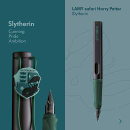 Safari Fountain Pen Slytherin in the group Pens / Fine Writing / Fountain Pens at Pen Store (136192_r)