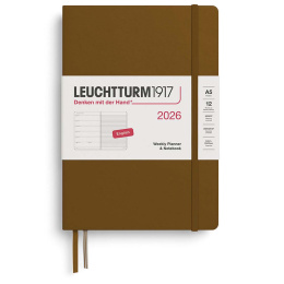 Calendar Weekly Planner & Notebook 2026 A5 Spice Brown in the group Paper & Pads / Planners / 12-Month Planners at Pen Store (136229) Calendar Weekly Planner & Notebook 2026 A5 Spice Brown in the group Paper & Pads / Planners / 12-Month Planners at Pen Store (136229)