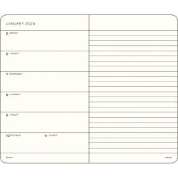 Calendar Weekly Planner & Notebook 2026 A6 Port Red in the group Paper & Pads / Planners / 12-Month Planners at Pen Store (136232) Calendar Weekly Planner & Notebook 2026 A6 Port Red in the group Paper & Pads / Planners / 12-Month Planners at Pen Store (136232)