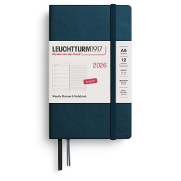 Calendar Weekly Planner & Notebook 2026 A6 Deep Sea in the group Paper & Pads / Planners / 12-Month Planners at Pen Store (136236) Calendar Weekly Planner & Notebook 2026 A6 Deep Sea in the group Paper & Pads / Planners / 12-Month Planners at Pen Store (136236)